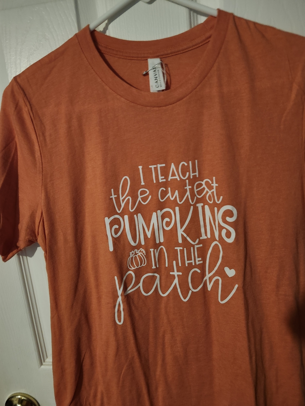 Orange  Teach the Cutest Pumpkins in the Patch' Tee